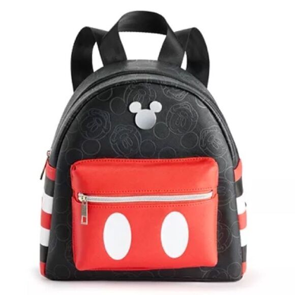 Disney's Mickey Mouse Classic Varsity Mini Backpack - Picture 1 of 4